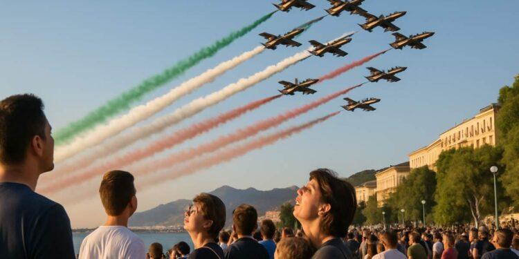 Frecce Tricolori, addio agli MB-339: ultima esibizione a Salerno