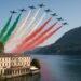 Frecce Tricolori, chiusura spettacolare del Forum Ambrosetti a Cernobbio