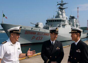 Giovanni delle Bande Nere, esercitazione a Yokosuka con la Marina giapponese