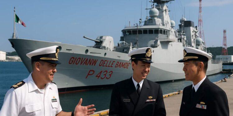 Giovanni delle Bande Nere, esercitazione a Yokosuka con la Marina giapponese