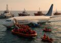 Golfo di Cagliari, esercitazione Squalo 2026 con Boeing in emergenza