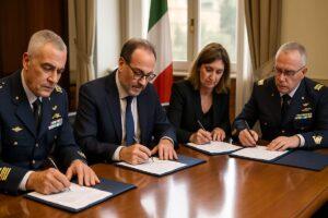 INPS e Aeronautica Militare, accordo per il Polo nazionale
