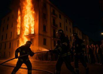 Incendio a Lucca, due morti e tredici feriti in un condominio