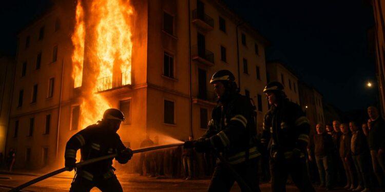 Incendio a Lucca, due morti e tredici feriti in un condominio