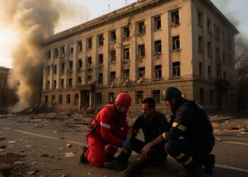Kyiv, attacco russo colpisce SBU: feriti e danni diffusi