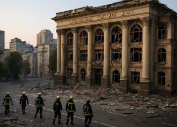Kyiv sotto attacco: missili e droni russi colpiscono la capitale