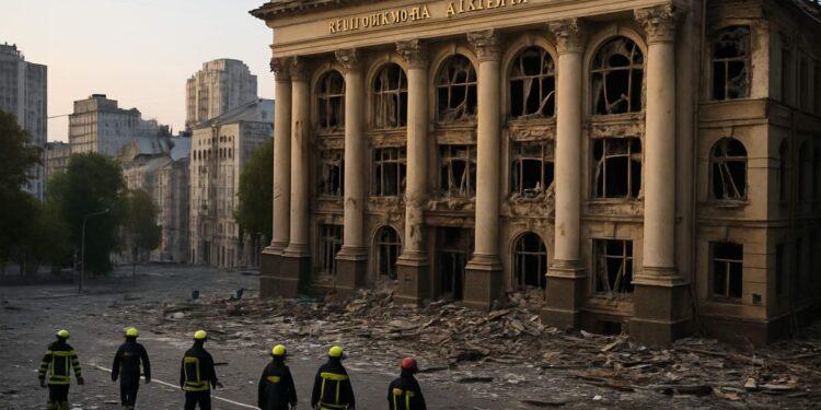 Kyiv sotto attacco: missili e droni russi colpiscono la capitale