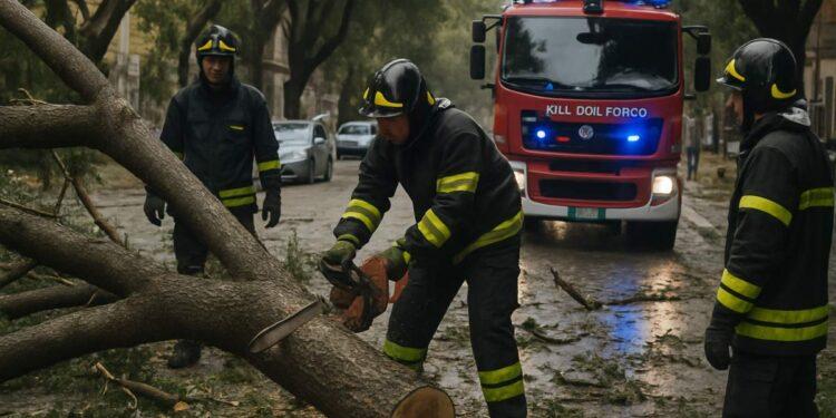 Marche, allerta arancione per temporali: disagi e feriti