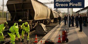 Milano Greco Pirelli, deragliamento blocca linee ferroviarie