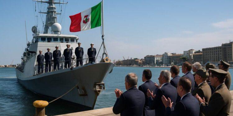 Nave vedetta rientra a Brindisi dopo tre anni nel Mediterraneo