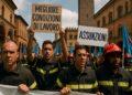 Sciopero UIL Vigili del Fuoco, proteste a Bologna per organico e tutele
