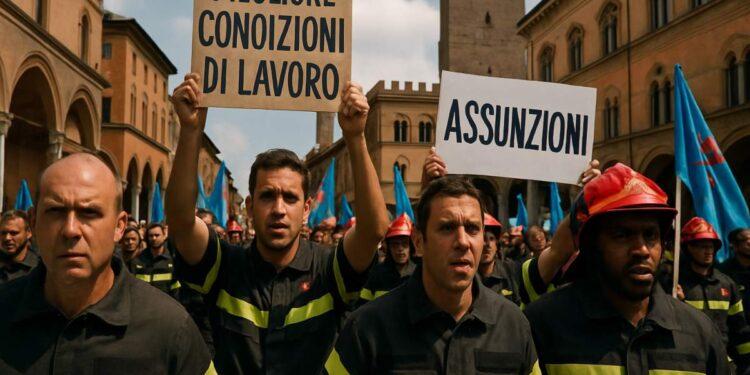 Sciopero UIL Vigili del Fuoco, proteste a Bologna per organico e tutele