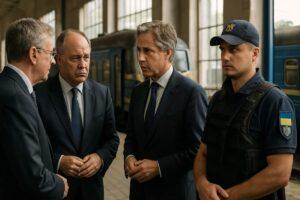 Treno Kiev-Varsavia colpito da droni russi, diplomatici europei illesi