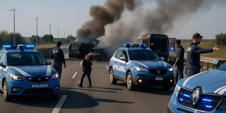 A14, assalto a portavalori: traffico bloccato e indagini in corso