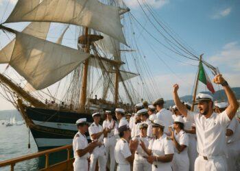 Amerigo Vespucci, premiazione a Trieste per il Nastro Rosa Veloce