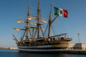 Amerigo Vespucci, sosta tecnica a Taranto fino al 25 ottobre