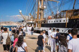 Amerigo Vespucci, visite a Porto Empedocle il 28 e 29 ottobre