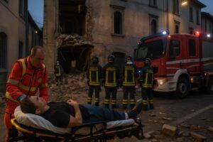 Bergamo, esplosione in via Longo: nove feriti e 50 sfollati