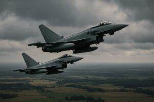 Eurofighter italiani in azione: drone nello spazio aereo lituano