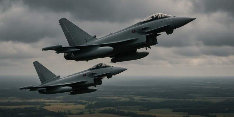Eurofighter italiani in azione: drone nello spazio aereo lituano