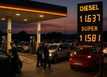 Gasolio, scade lo sconto: accise mobili dal 6 ottobre