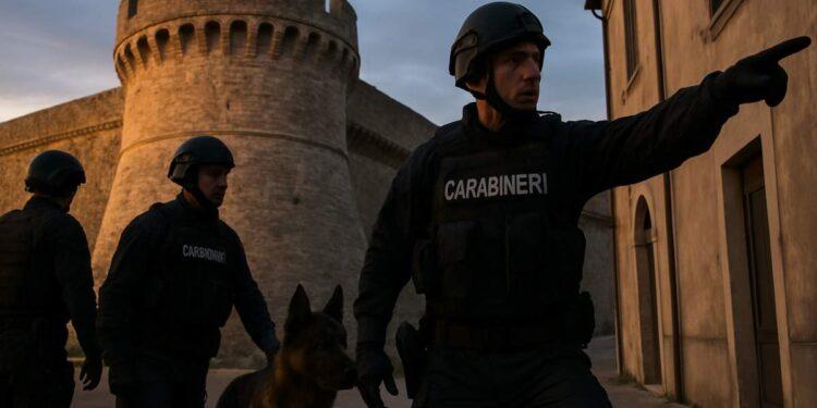 Giulianova, operazione antidroga alla Rocca: misure cautelari in corso