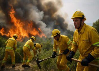 Incendio alla Mortola, chiuso il valico di Ponte San Luigi