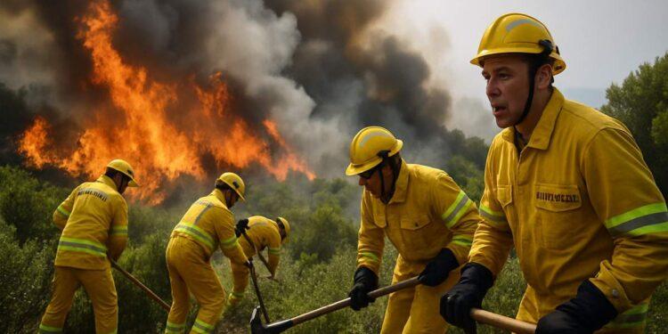 Incendio alla Mortola, chiuso il valico di Ponte San Luigi