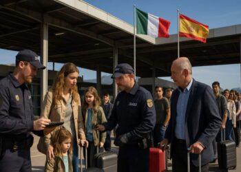 Italia e Spagna, fine dei controlli alle frontiere il 23 ottobre