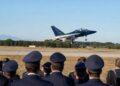M-346, primo volo per le Frecce Tricolori a Venegono