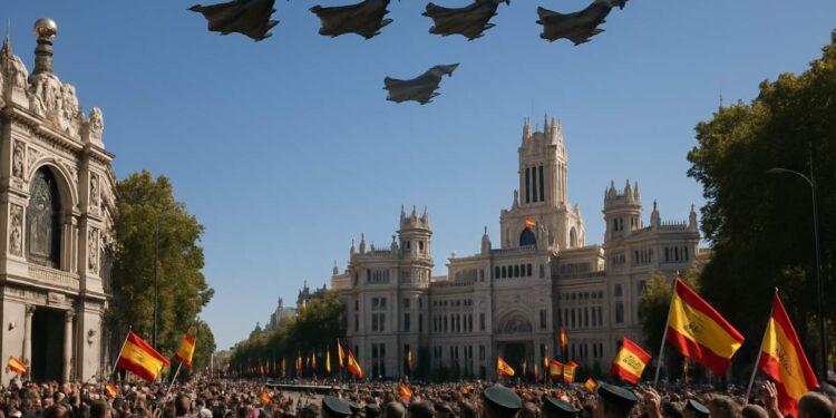 Madrid, parata del 12 ottobre con 82 aeromobili e 4.380 militari