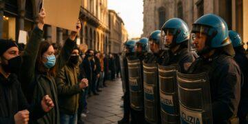 Milano, 174 fermi dopo scontri: 32 arresti, 23 minorenni
