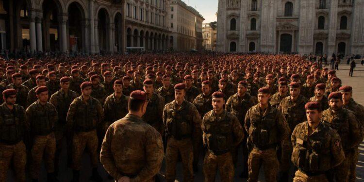 Milano, 500 paracadutisti della Folgore per Strade Sicure