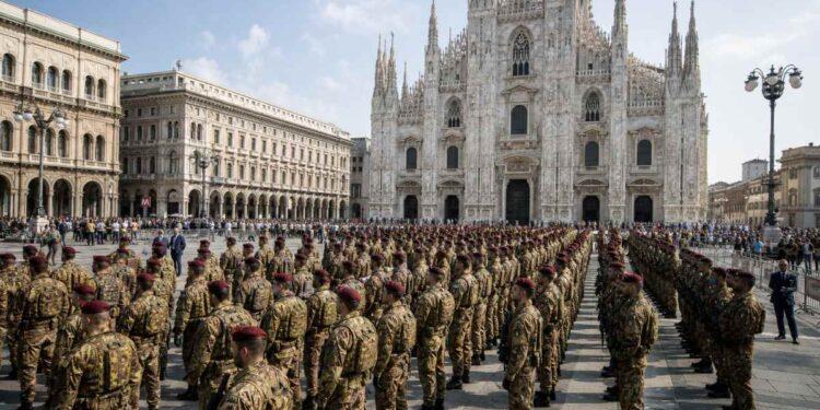 Milano, 500 paracadutisti della Folgore per la sicurezza fino al 2026