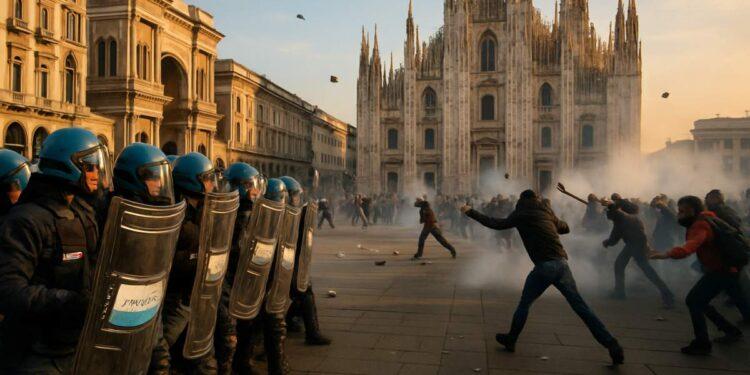 Milano, scontri durante il corteo contro il carovita: 25 feriti
