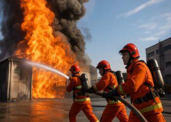 Napoli, incendio in via Brin: Vigili del Fuoco in azione