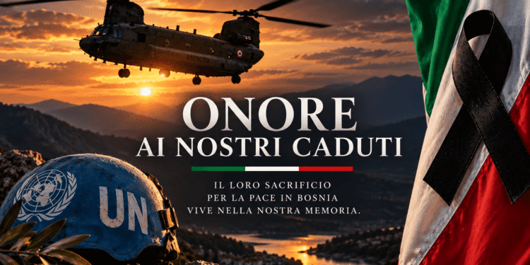 Onore ai caduti bosnia