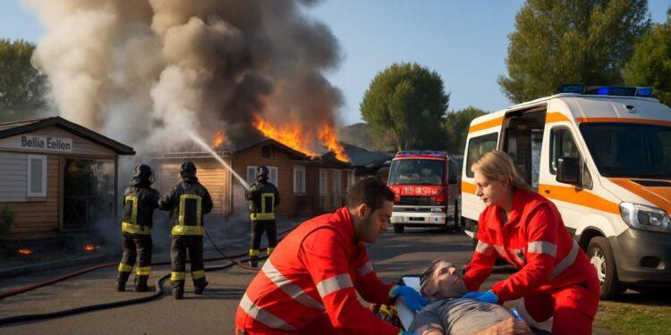 Peschiera del Garda, incendio al camping: 24 soccorsi, indagini in corso