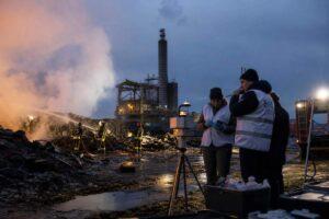 Pontedera, incendio alla Ecoacciai: verifiche ambientali in corso