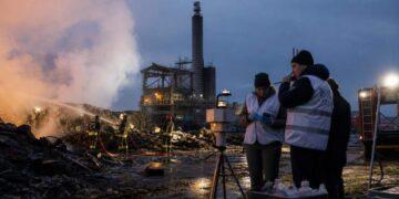 Pontedera, incendio alla Ecoacciai: verifiche ambientali in corso