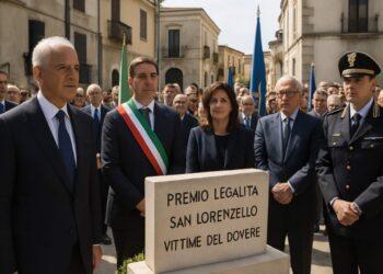 San Lorenzello, premiate le forze dell'ordine al Premio Legalità 2026