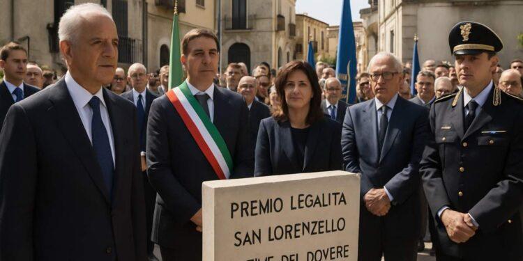 San Lorenzello, premiate le forze dell'ordine al Premio Legalità 2026