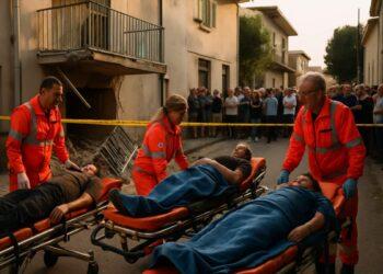 Santa Maria la Carità, crollo di un balcone: quattro feriti gravi