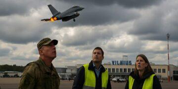 Vilnius, chiuso l'aeroporto per allerta drone: caccia NATO in azione