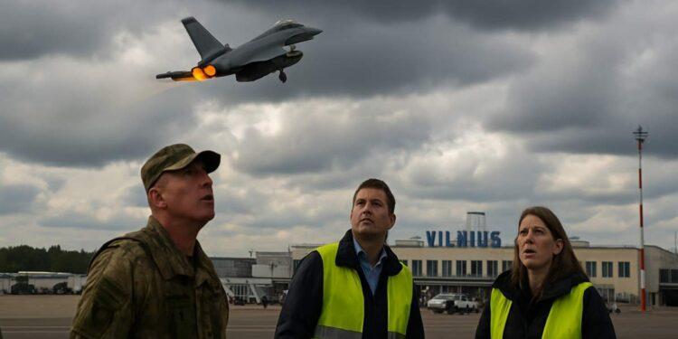 Vilnius, chiuso l'aeroporto per allerta drone: caccia NATO in azione